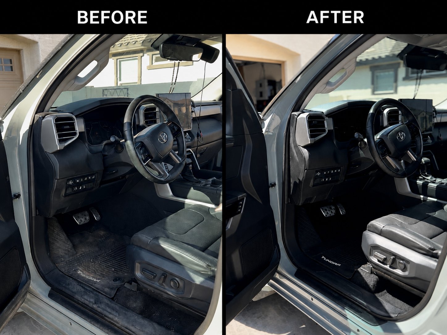 Interior Before and After